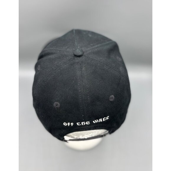 Vans Black Snapback Hat Embroidered Flame Rose One Size - Picture 4 of 6